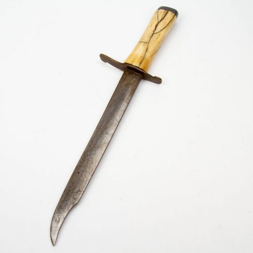 Early Bone Handled Western Fighting Knife