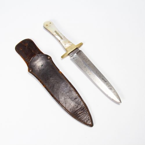 James West Pearl Handled Bowie Knife 