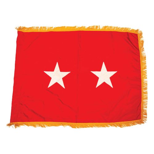Army Major General's 2-Star Rank Flag - Standard 