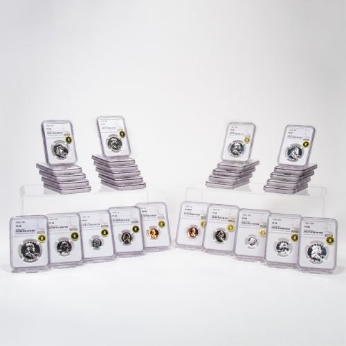Set of 31: 1958 – 1963 Everest Year Set NGC Proof 68