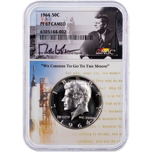 1964-P Kennedy Half Dollar NGC Proof 67 Cameo KAL Signature Series