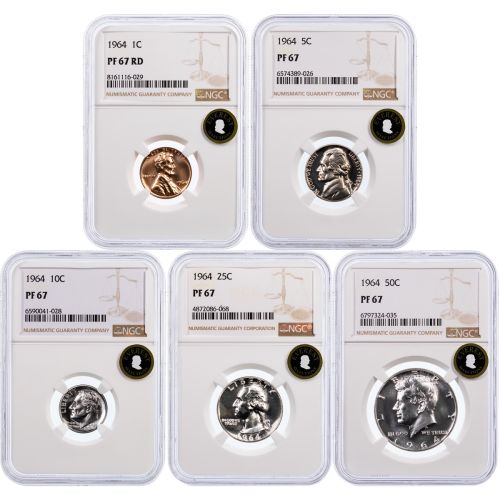 1964 Everest Year Set NGC Proof 67