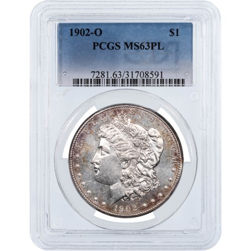 $1 1902-O Morgan Dollar PCGS MS63 PL
