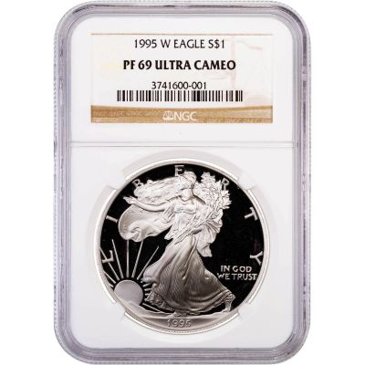 1995-W American Silver Eagle PF69 Ultra Cameo
