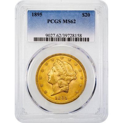 1895-P Liberty Head Gold Double Eagle MS62