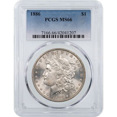 1886-P Morgan Dollar PCGS MS66