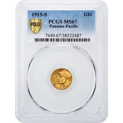 1915-S Pan-Pac Gold Commemorative NGC/PCGS MS67