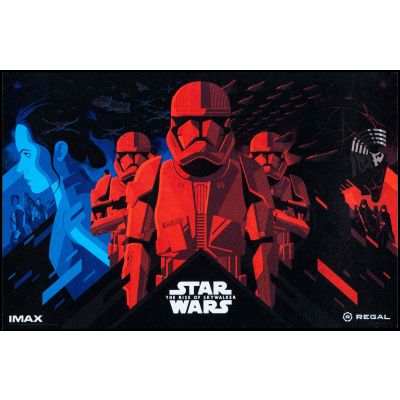 Star Wars: The Rise of Skywalker (Walt Disney Studios, 2019). Regal Exclusive IMAX Mini Poster, Starring Daisy Ridley 