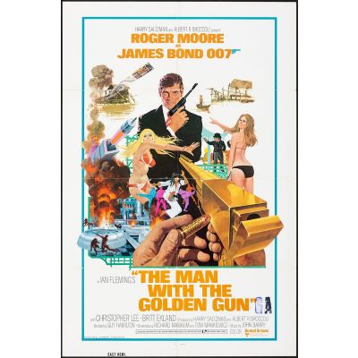 James Bond 007: The Man with the Golden Gun Vintage Movie Poster