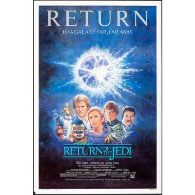 Set of 3: Star Wars Return of the Jedi & Star Trek & Star Trek Beyond Vintage Movie Poster