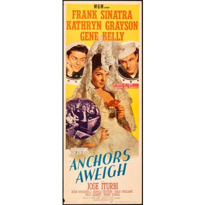 Frank Sinatra, Gene Kelly: Anchors Aweigh Vintage Movie Poster