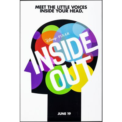 Walt Disney "Inside Out" 2015 Movie Poster