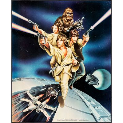 Vintage Movie Poster Star Wars: 'Proctor and Gamble' Promo Poster Set Starring Mark Hamill, Harrison Ford and Carrie Fisher