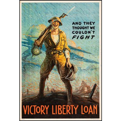 World War 1 Patriotic Poster Victory Liberty Loan