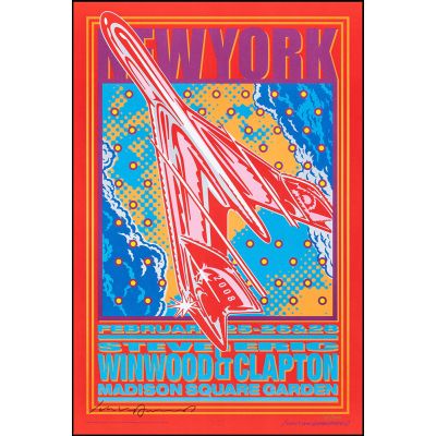 Steve Winwood and Eric Clapton at Madison Square Garden, 2008 Concert Poster