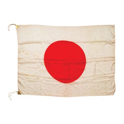 Japanese World War II Hinomaru Military Flag 27.5" x 37.5"
