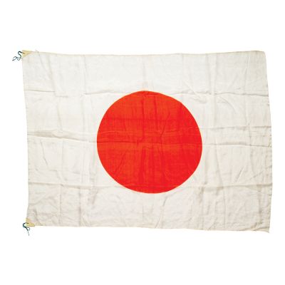 Japanese World War II Hinomaru Military Flag 26" x 35.5"