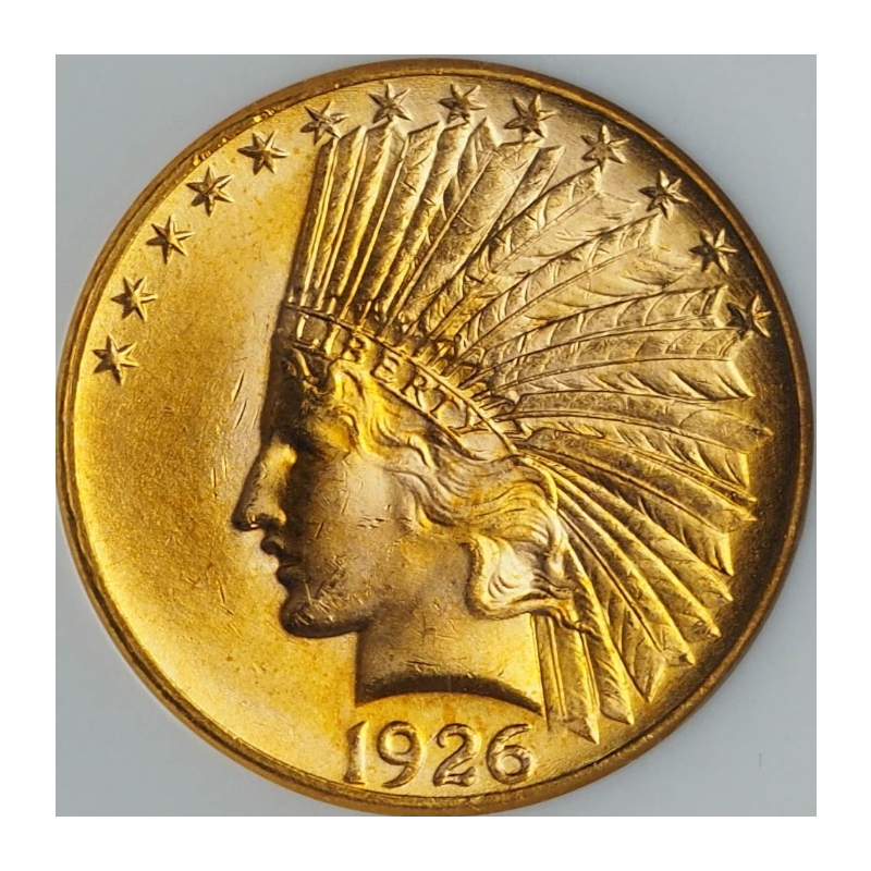 1926 $10 Indian Eagle -- NGC MS64