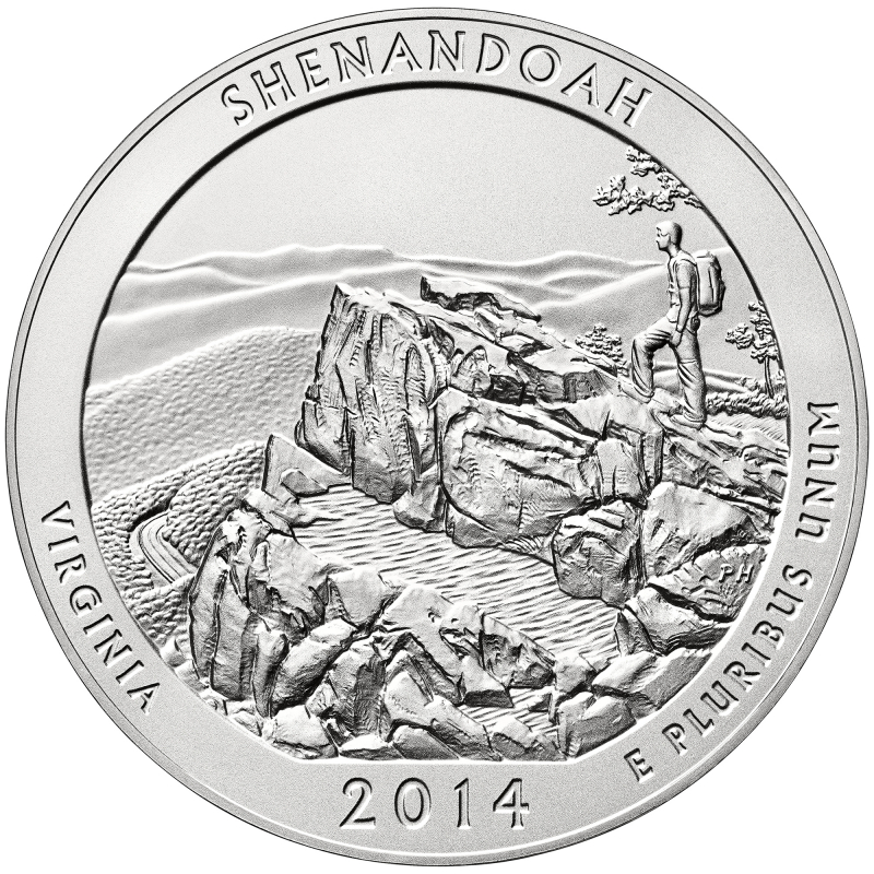 2014 Shenandoah 5 Oz. Silver ATB