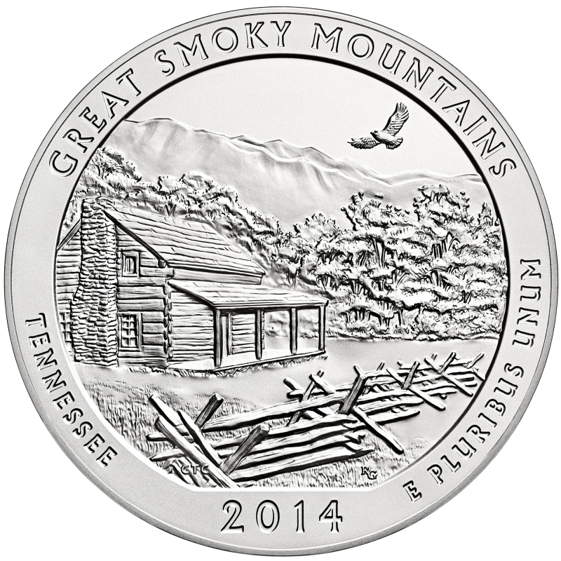 2014 Great Smoky Mountain 5 Oz. Silver ATB
