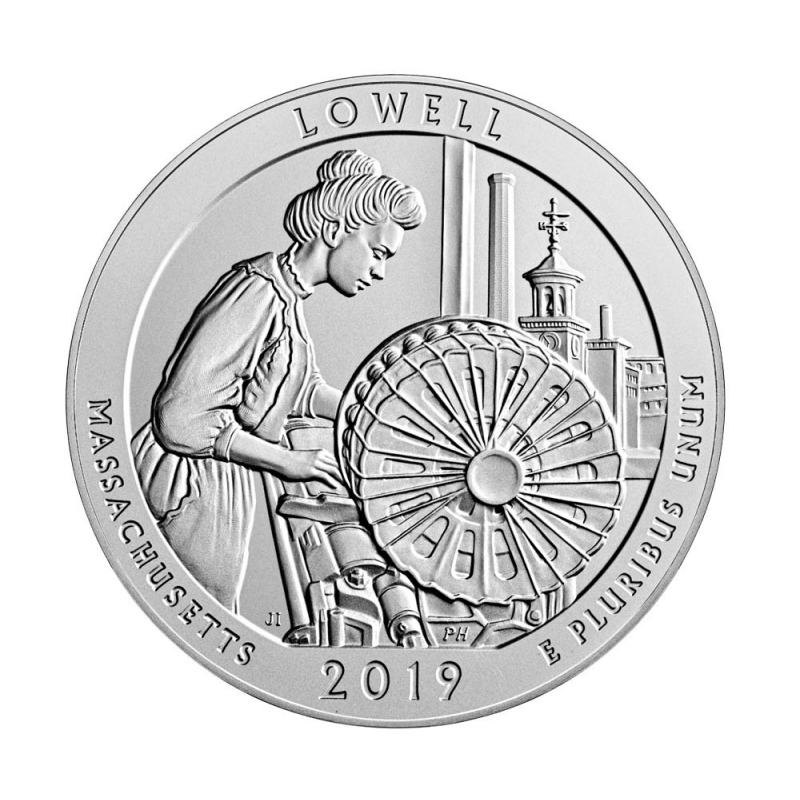 2019 Lowell National Historical Park 5 Oz. Silver ATB